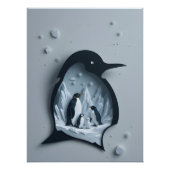 Antarctic Papercraft Panorama ポスター (正面)