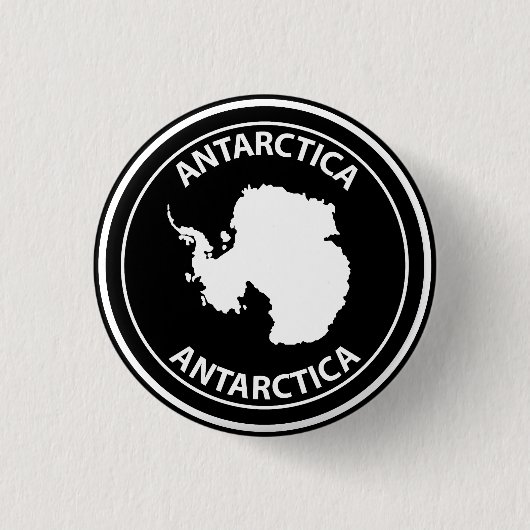 Antarctica 缶バッジ (正面)
