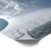 Antarctica, Bransfield Strait, Afternoon sun 2 ポスター (角)