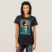 Antarctica Cute Cool Penguin Antarctic Research So Tシャツ (正面フル)