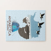 Antarctica For Adventure Travel poster map. ジグソーパズル (横)