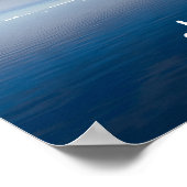 Antarctica landscape floating ice photo with text ポスター (角)