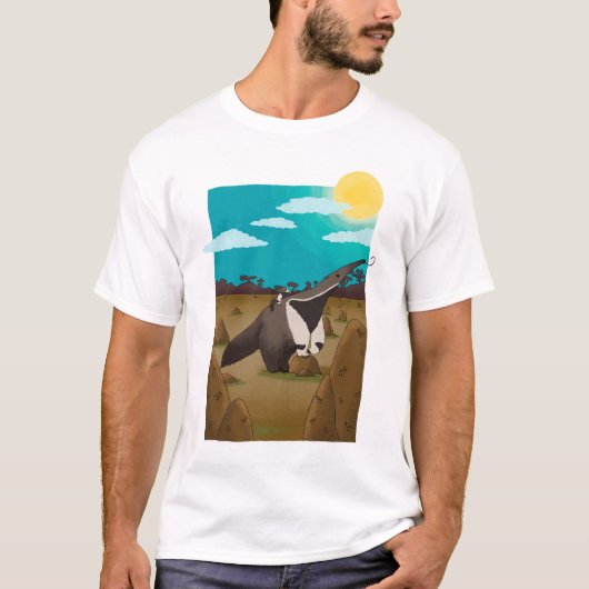 Anteater and the Cerrado - Brazilian Animals Tシャツ (正面)