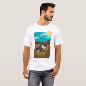 Anteater and the Cerrado - Brazilian Animals Tシャツ (正面フル)
