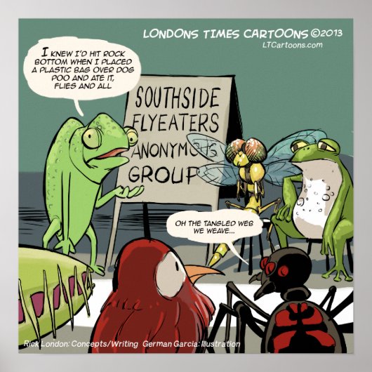 Anteaters Anonymous 12おもしろい-Stepポスター ポスター (正面)