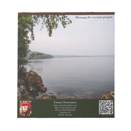 Anteckningsblock — Connect, Bay ノートパッド (正面)