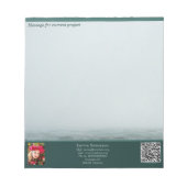 Anteckningsblock — Connect, Sea mist ノートパッド (正面)