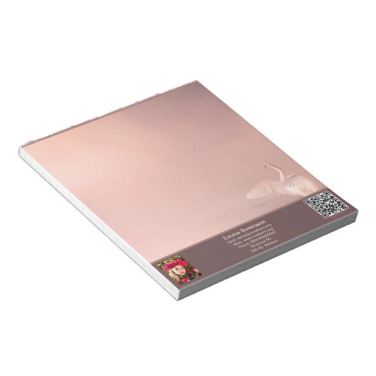 Anteckningsblock — Connect, Swan ノートパッド (アングル)