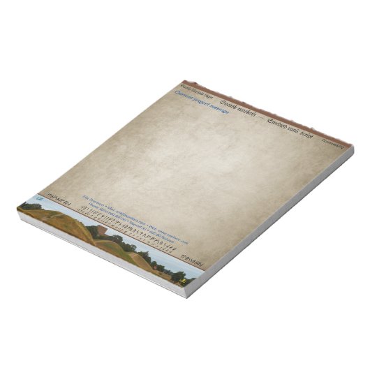 Anteckningsblock — Swedish runic script ノートパッド (回転)