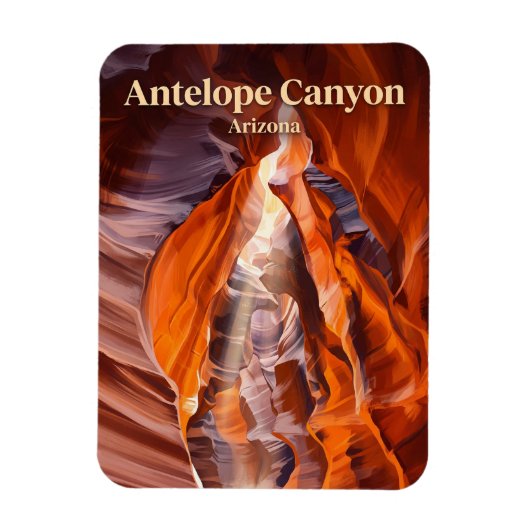 Antelope Canyon Arizona マグネット (縦)