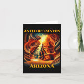 Antelope Canyon Arizona Hiking Camping カード (正面)
