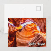 Antelope Canyon、Page、アリゾナ ポストカード (正面/裏面)