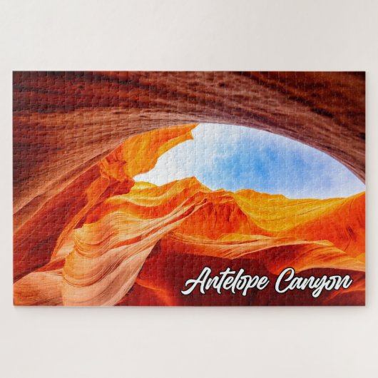 Antelope Canyon, Page, Arizona，アメリカ ジグソーパズル (横)