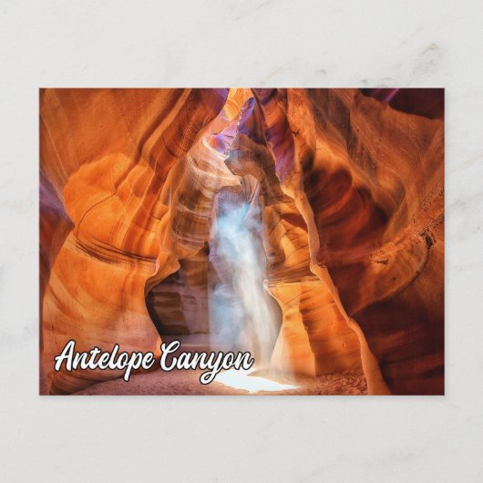 Antelope Canyon, Page, Arizona，アメリカ ポストカード (正面)