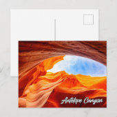 Antelope Canyon, Page, Arizona, 統一された州 ポストカード (正面/裏面)
