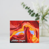 Antelope Canyon, Page, Arizona, 統一された州 ポストカード (スタンド正面)