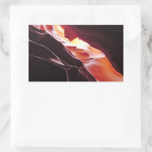 Antelope Canyon, Page Arizona 長方形シール (バッグ)