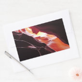 Antelope Canyon, Page Arizona 長方形シール (封筒)