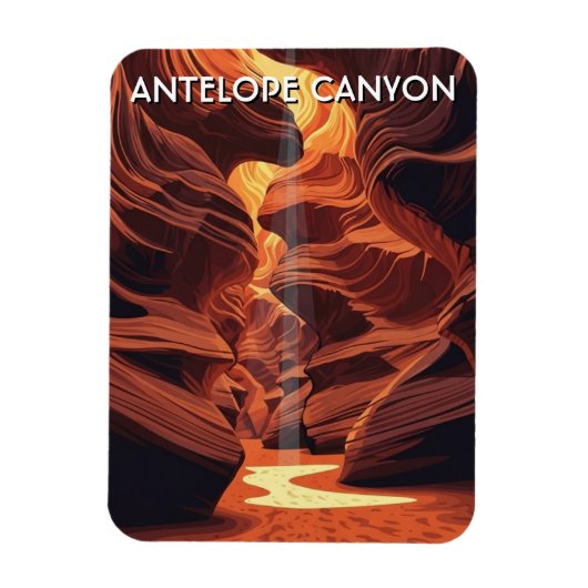 Antelope Canyon  Souvenir マグネット (縦)