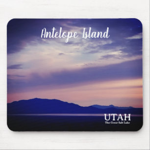 Antelope Island素晴らし, Salt Lake, UT マウスパッド