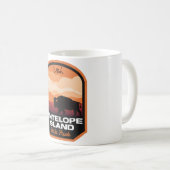 Antelope Island State Park UT Bison コーヒーマグカップ (正面右)