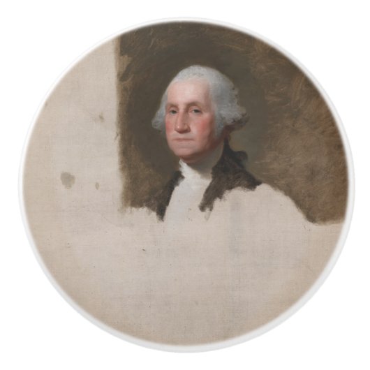 Anthaeneum George Washington第1期米国大統領 セラミックノブ (正面)