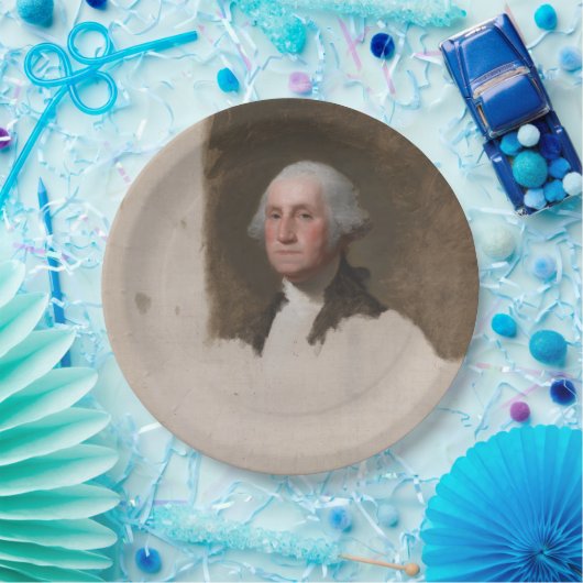 Anthaeneum George Washington第1期米国大統領 ペーパープレート (パーティー)