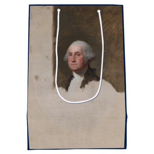 Anthaeneum George Washington第1期米国大統領 ミディアムペーパーバッグ (裏面)
