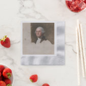 Anthaeneum George Washington第1期米国大統領 縁ありカクテルナプキン (インサイチュ)