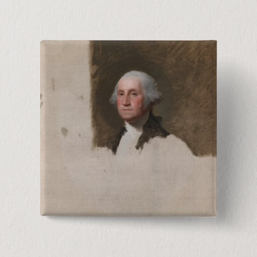 Anthaeneum George Washington第1期米国大統領 缶バッジ (正面)