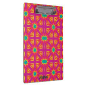 ANTHEA ～黄、青、赤、ピンクのデザイン クリップボード (右)