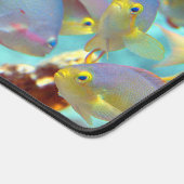 Anthias -カラフルサンゴ礁の魚の学校 | デスクマット (コーナー)