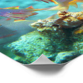 Anthias -カラフルサンゴ礁の魚の学校 | ポスター (角)