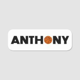 Anthonyバスケットボール名タグ 名札