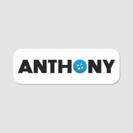 Anthonyボタン名タグ 名札
