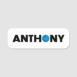 Anthonyボーリング名タグ 名札