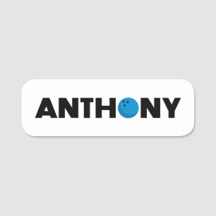 Anthonyボーリング名タグ 名札