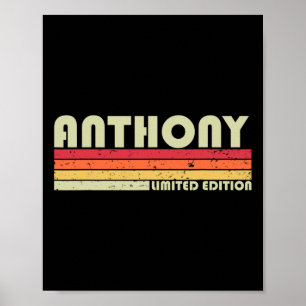 Anthony 名入り 80年代 90年代 レトロ ヴィンテージ 名前入り ポスター
