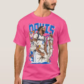 Anthony Davis Dallas Cartoon Active Tシャツ (正面)