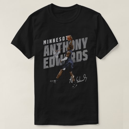 Anthony Edwards Dunk Tシャツ (デザイン正面)
