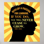 Anthony J. D'Angelo 18"X20"による教育引用文 ポスター (正面)