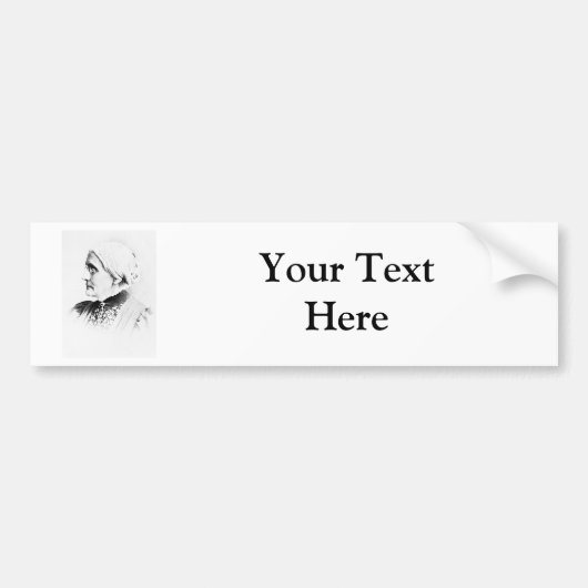 Anthony to Susan B. Woman Suffage Leader バンパーステッカー (正面)