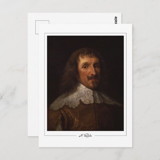 Anthony van Dyck #350 -ファインアートはがき ポストカード (正面/裏面)