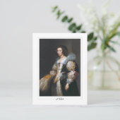 Anthony van Dyck #542 -ファインアートはがき ポストカード (スタンド正面)
