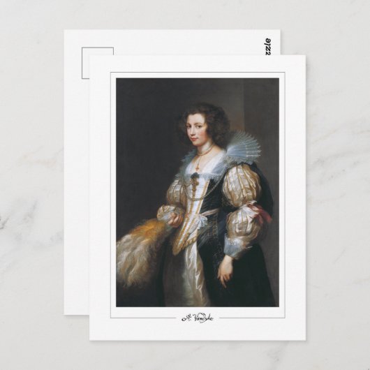 Anthony van Dyck #542 -ファインアートはがき ポストカード (正面/裏面)