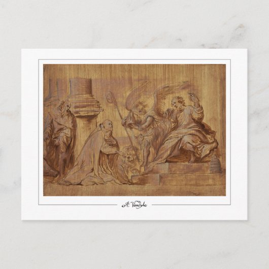 Anthony van Dyck #889 -ファインアートはがき ポストカード (正面)