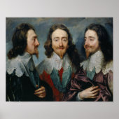 Anthony van Dyck - Charles I (1600-49) ポスター (正面)