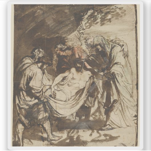 Anthony van Dyck - The Entombment シール (正面)