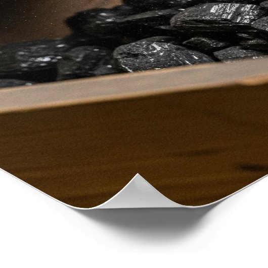 Anthracite Coal Unloading ポスター (角)