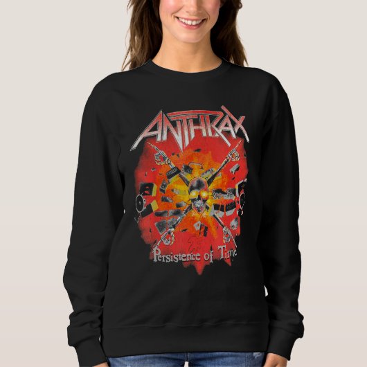 Anthrax u2013 Persistence Crossbones スウェットシャツ (正面)